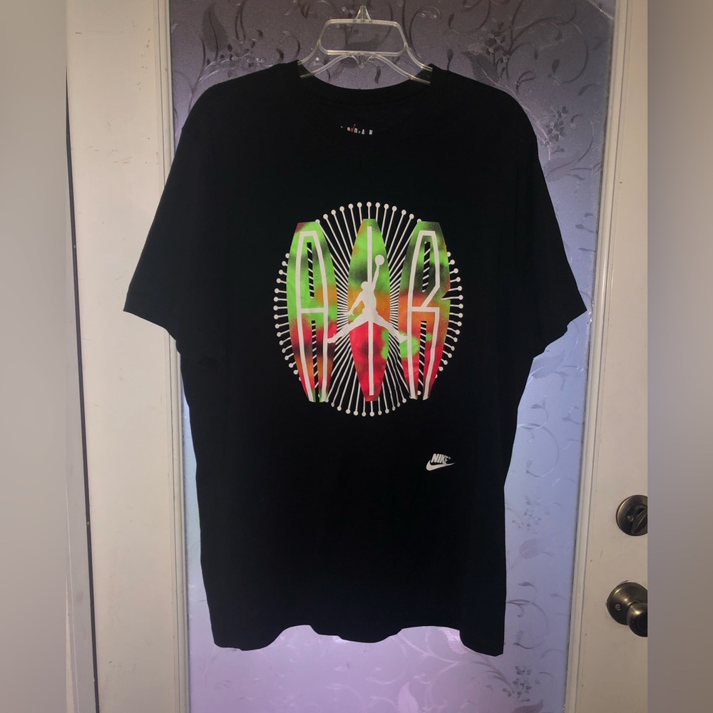 Air Jordan Nike Retro Graphic Nike Air Basketball Shirt Size Large